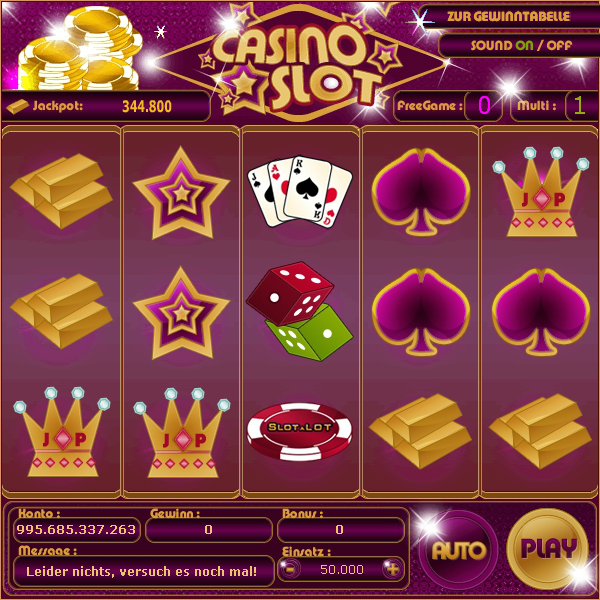 Casino Slot -- Cache  Free