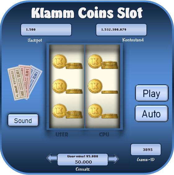 Klamm Coins Slot [R4E]