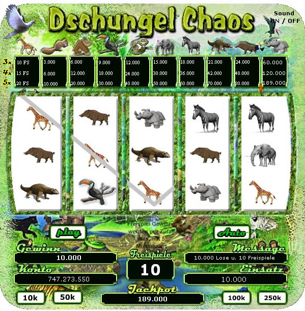 Dschungel Chaos